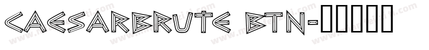 CaesarBrute BTN字体转换